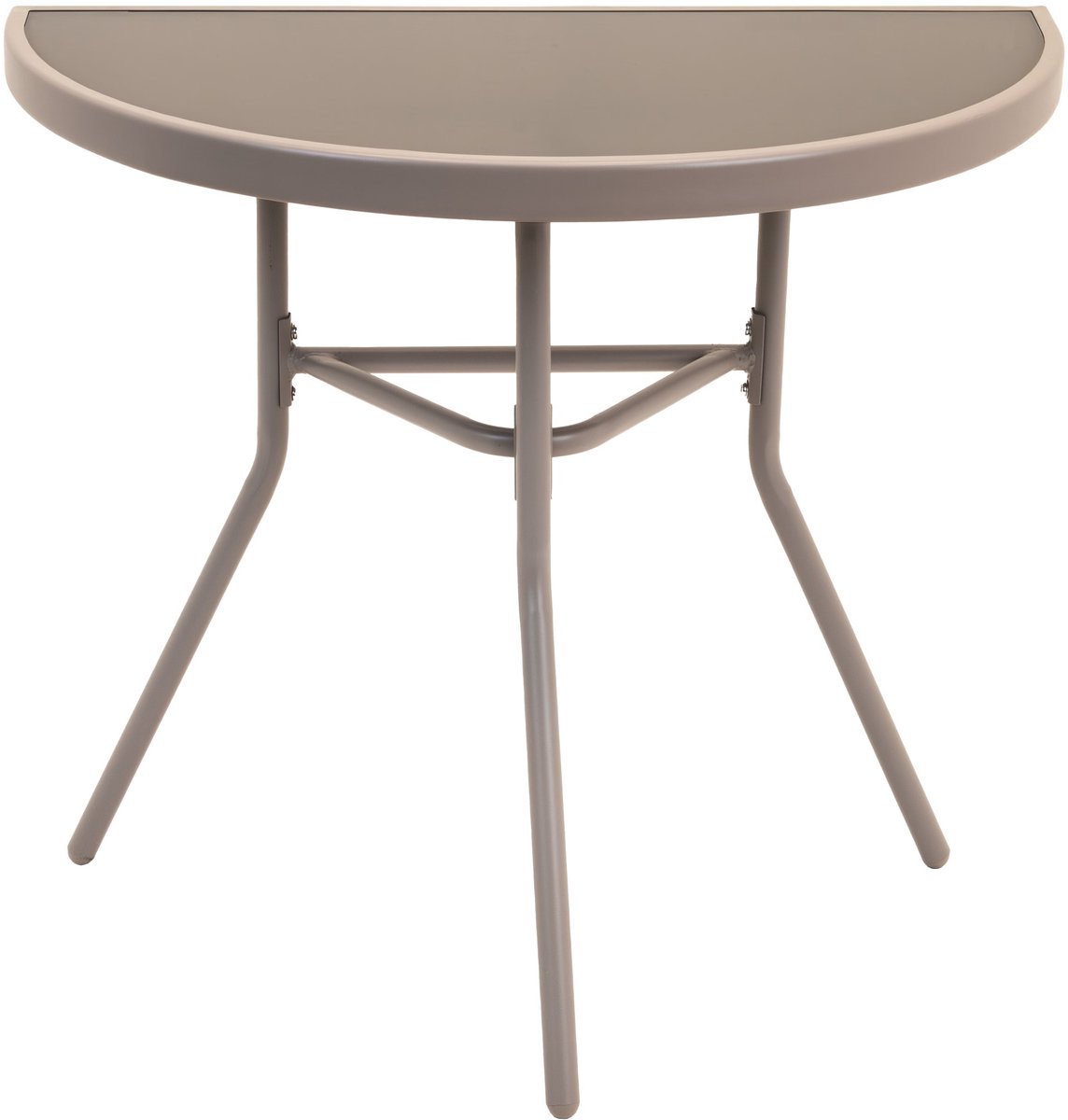Stalen balkontafel Tuintafel voor terras Gehard glas voor tuin