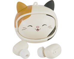 Squishmallows - Cam - emoji face flip - oordopjes TWS - met oplaadcase