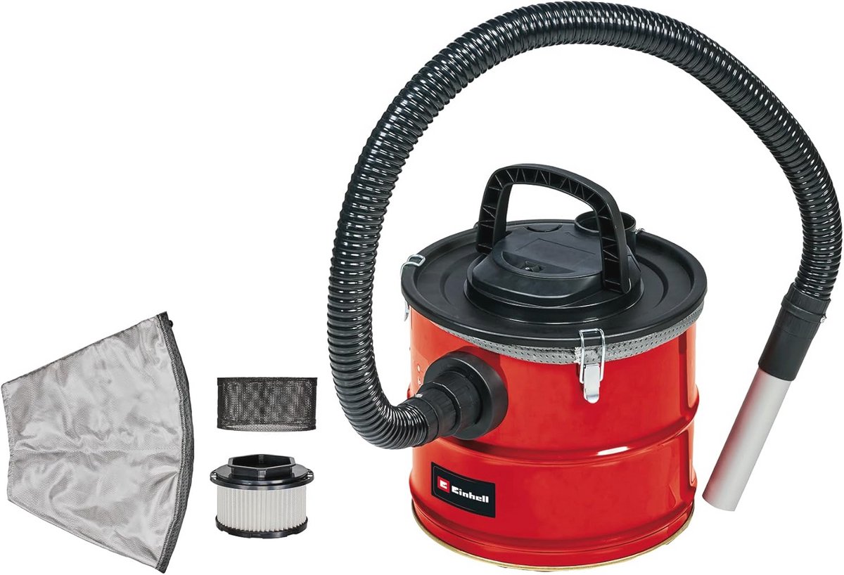 Aszuiger 1200 watt, 18L Stalen Reservoir met Blaasaansluiting en Fijnstofvoorfilter