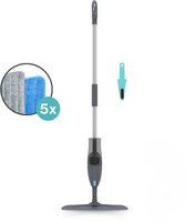 Achaté Spray mop - Système de nettoyage - Essuie-sol avec fonction spray - Incl. 5 microfibres lâches