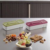 Herbruikbare Snackcontainers Met Deksels - Lekdichte Roestvrijstaal