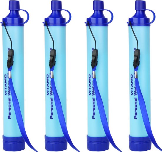 Vitamo™ Original Personal Water Filter Straw – 4 Pack