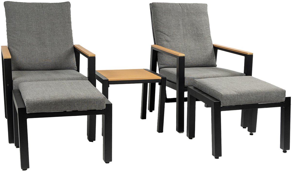 Lesli Living Duoset Coda Charcoal