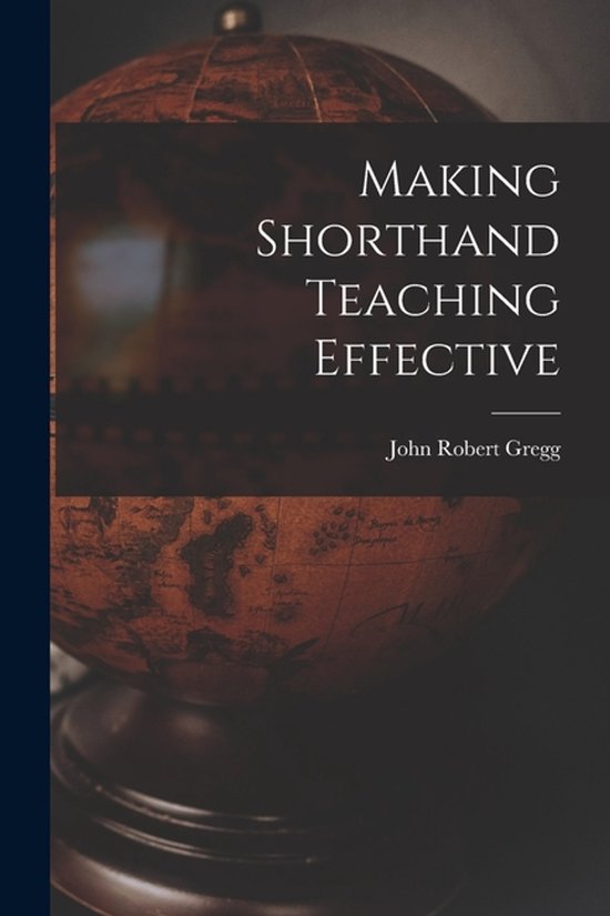 Making Shorthand Teaching Effective - cover