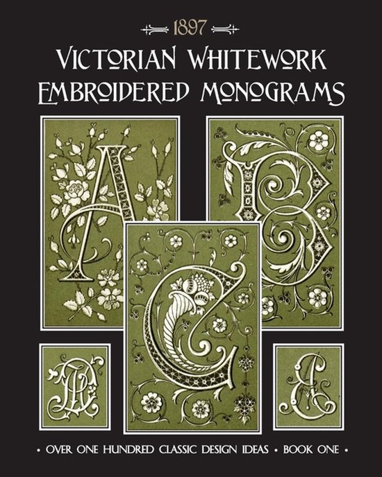 Victorian Whitework Embroidered Monograms