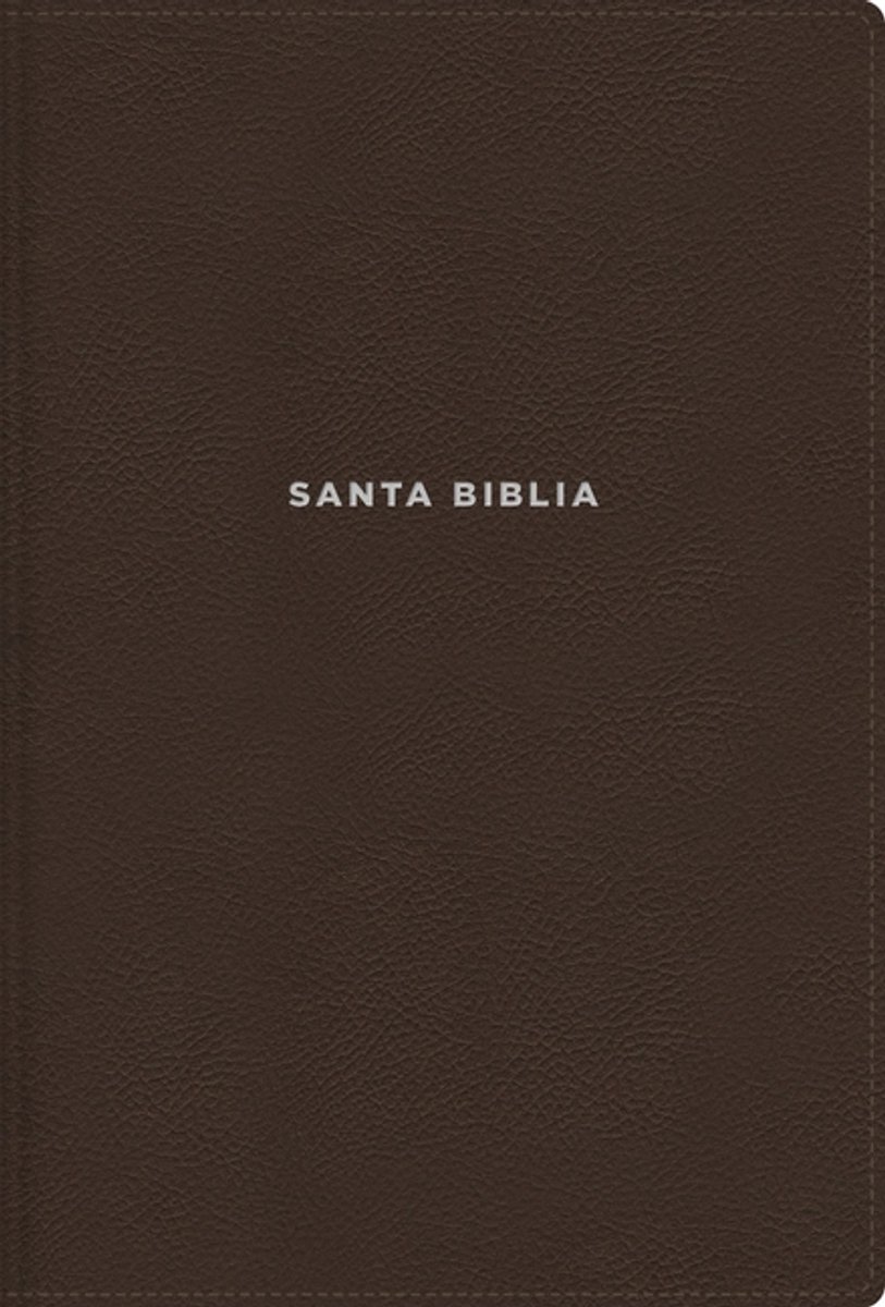 Cubierta de NVI Biblia de Estudio Actualizada · Café, letra grande