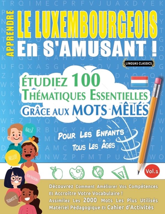 Apprendre Le Luxembourgeois En s'Amusant - Pour Les Enfants - cover
