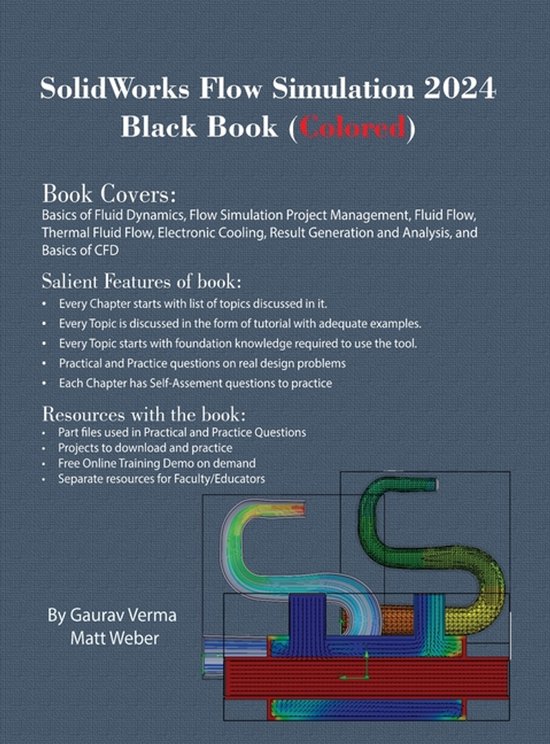 SolidWorks Flow Simulation 2024 Black Book - cover