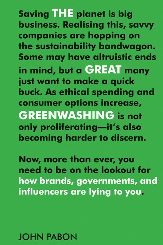 The Great Greenwashing - cover
