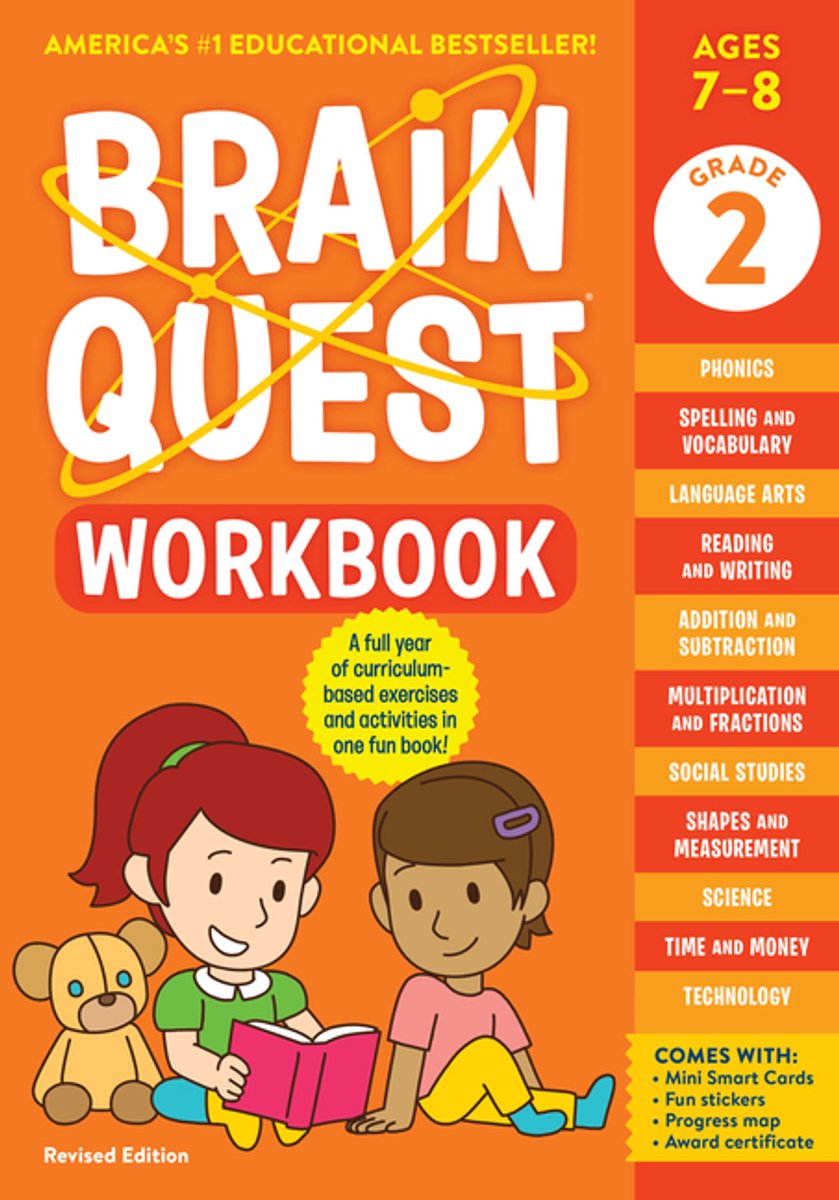 Omslag van Brain Quest Workbook: 2nd Grade (Revised Edition)