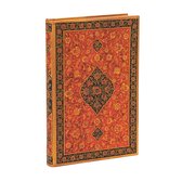 Carnet PAPERBLANKS ligné - Mini 95×140mm - Fleurs du Taj Mahal série Lahori