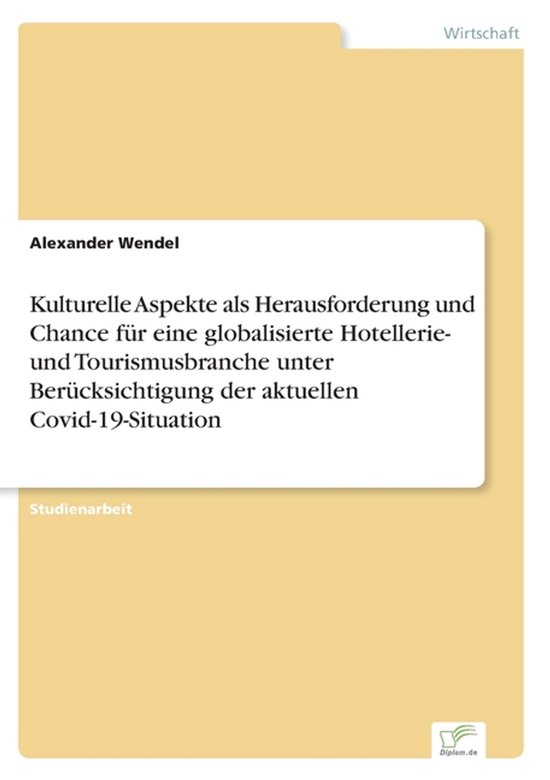 Kulturelle Aspekte als Herausforderung und Chance für eine  ... - cover
