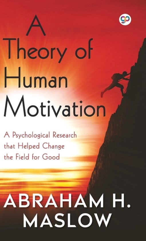 A Theory of Human Motivation (Hardcover Library Edition) - cover