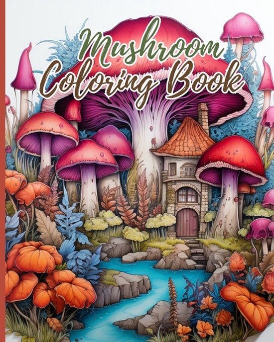 Mushroom Coloring Book