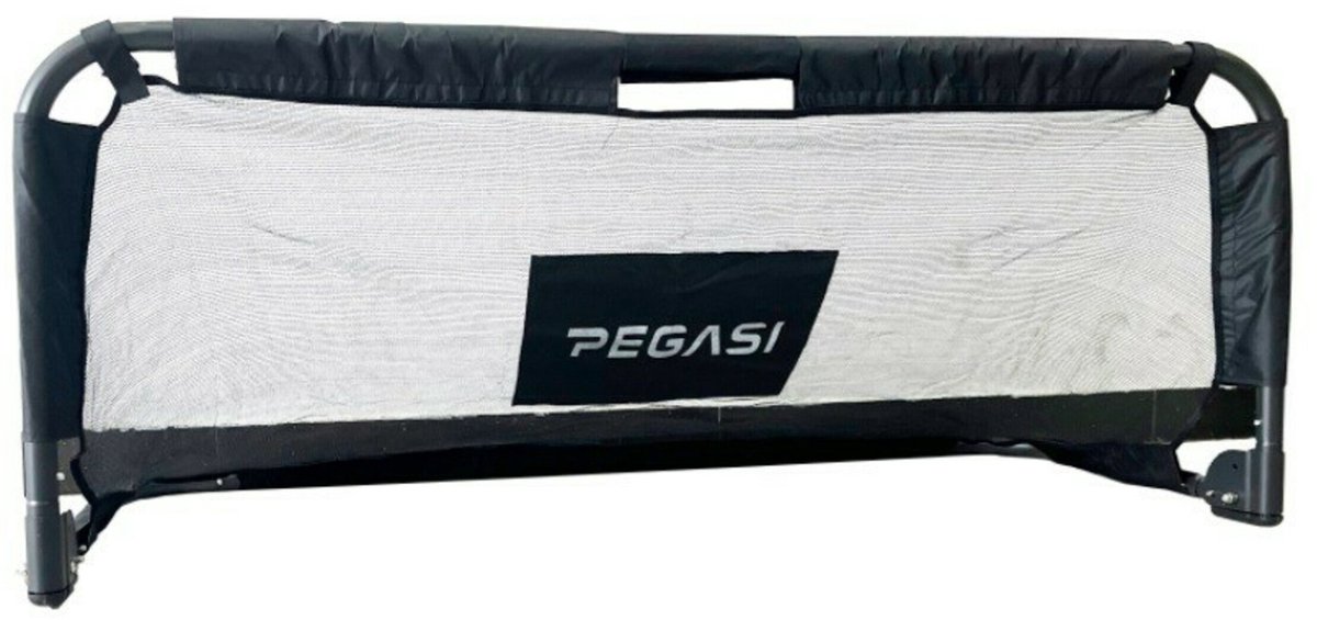 Pegasi Voetbaldoel 150x60 cm - Voetbaldoel voor thuis - Voetbaldoel kinderen - Voetbal doel makkelijk op te bergen - Training doel - Zwart