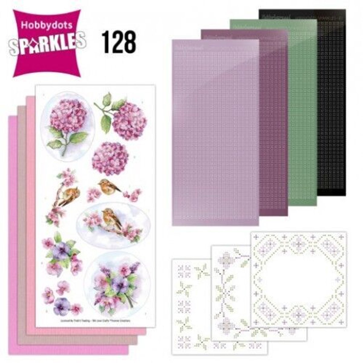 Hobbydots Sparkles Nr. 128 Aquarella Violets