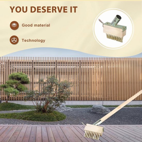 Voegenborstel Set van 4 - Effectieve Onkruidverwijderaar voor Tuin en Terrein van Merkloos	 — afbeelding 5