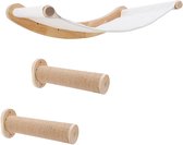 Bol.com LBB Katten klimmuur met Hangmat - Krabpalen met hangmat - Klim wand - Krabpaal muur - Krabpaal voor grote katten - Katte... aanbieding