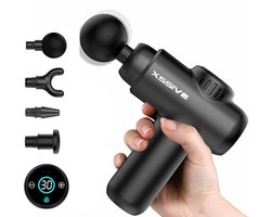 Xssive Mini Massage Gun - 3200 RPM - Professioneel Massage Apparaat - Krachtige Massagegun in Zakformaat - 30 Snelheden