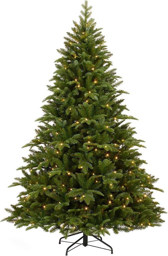 Voorschrift zijn bunker Black Box bolton kerstboom met warmwit led groen 200 lampjes tips 1788 maat  in cm: 185... | bol.com
