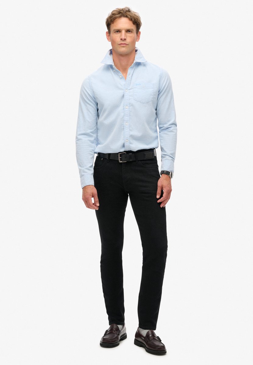 Superdry Vintage slimfit jeans van biologisch katoen Heren Jeans Zwart
