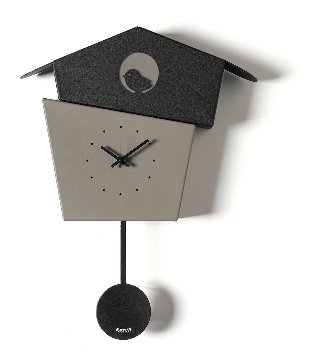 Wandklok met slinger MODERN DESIGN