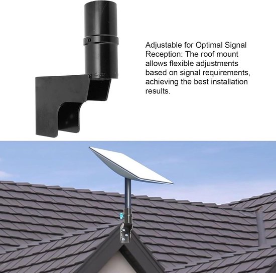 Mwin Starlink Gen 3 Beugel, verstelbare wand- en dakmontageset met V3-adapter, Starlink Gen 3 (tandwielbasis