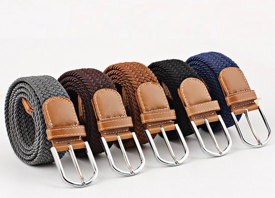 QUEEN HELENA Elastische riem, sieraden met haken, dun, elegant, elastisch, casual, zonder gaten, dames CI014, Ci014-1 Zilver, Eén maat