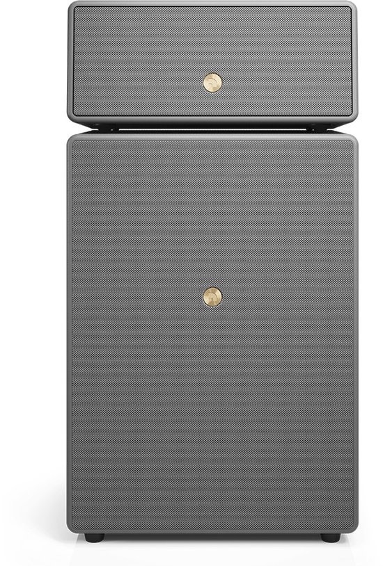 Audio Pro Drumfire II Smart Multiroom Partyspeaker – 2x20W + 200W Klasse D – Multiroom & Party Mode – Wifi, Bluetooth & AirPlay 2 – Grijs