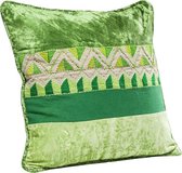 Sierkussen - Ornament - Groen - 45 Cm X 45 Cm