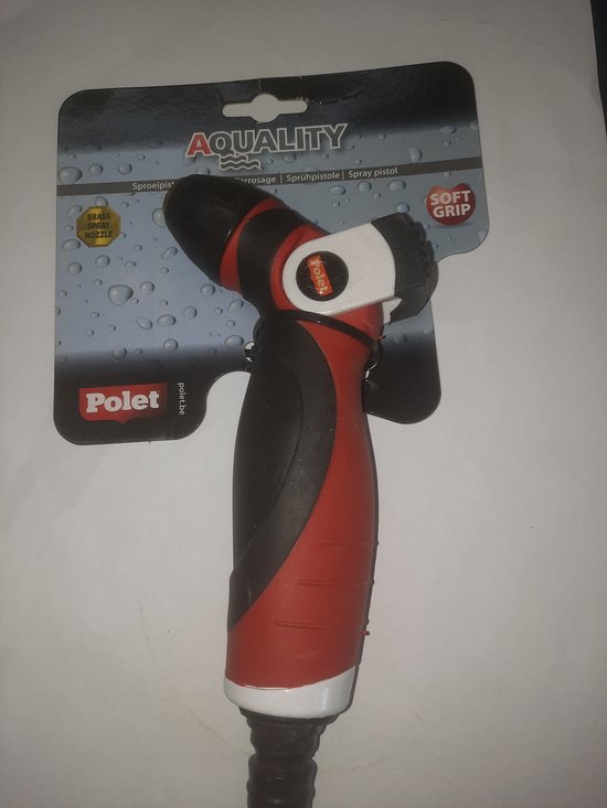 Polet Sproeipistool tri mat regelbaar soft face