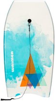 Waimea Bodyboard - Slick Board - 93 cm - Wit/Turquoise/Paars