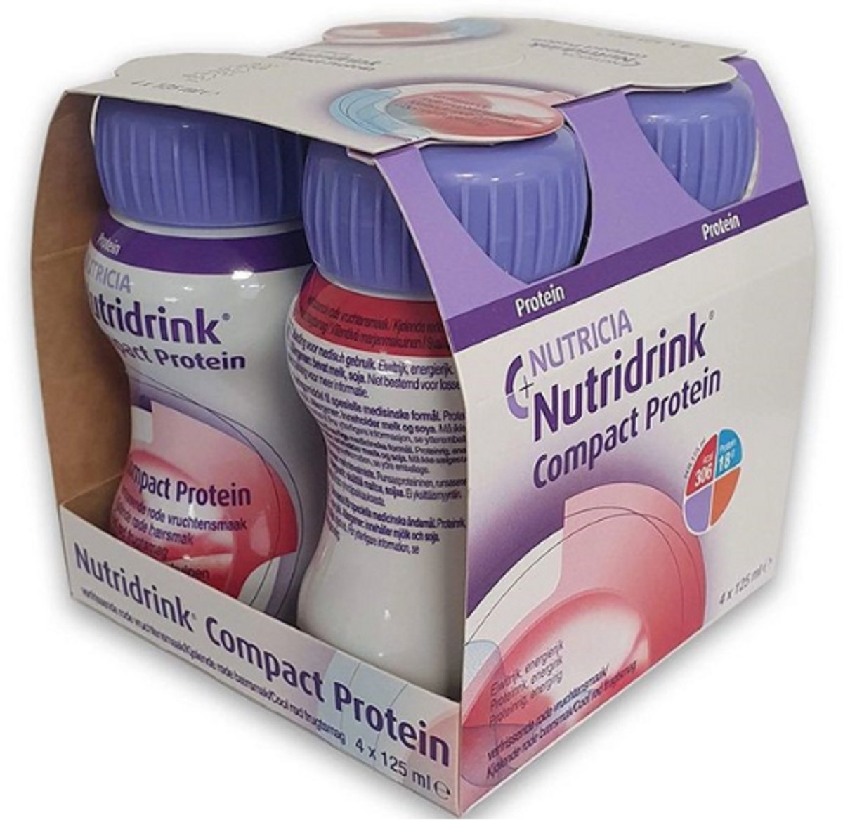 Nutridrink Compact Protein Verfris Rode Vruchten 500ml