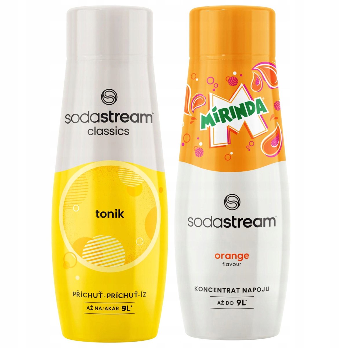 Soda Stream - Set van Concentraten - Tonic en Mirinda - Zonder Aspartaam - Milieuvriendelijk