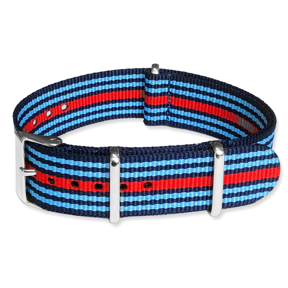NATO Horlogeband G10 Military Nylon Strap - Original NATOS.com® - Martini Racing 22mm