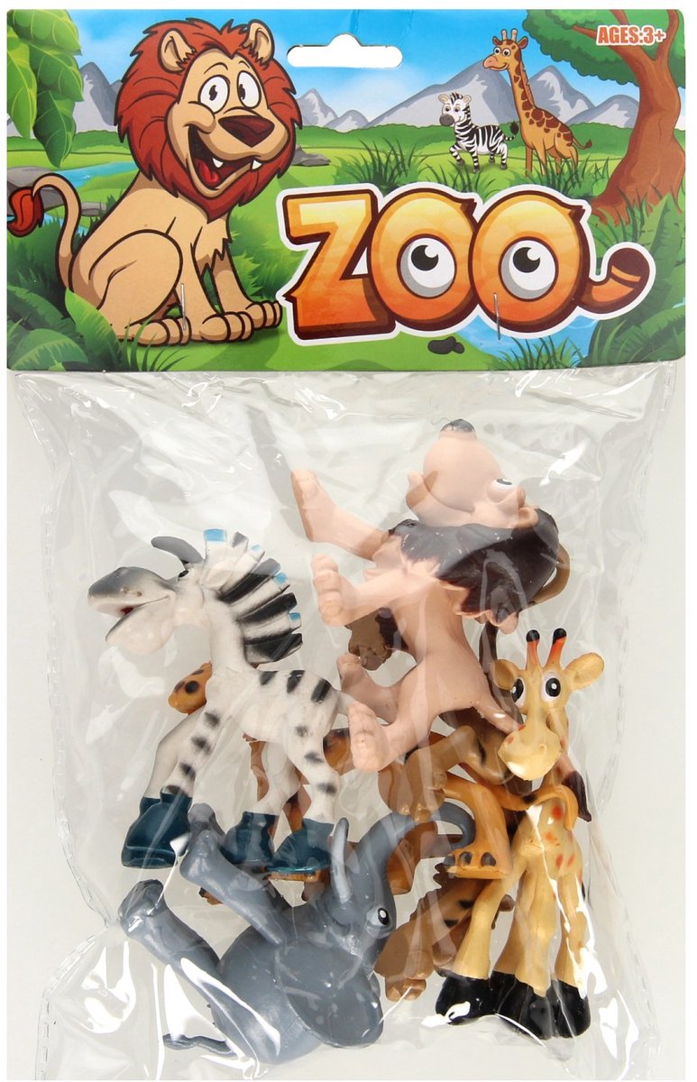 Guitige Wilde Dieren Speelset, 6dlg.
