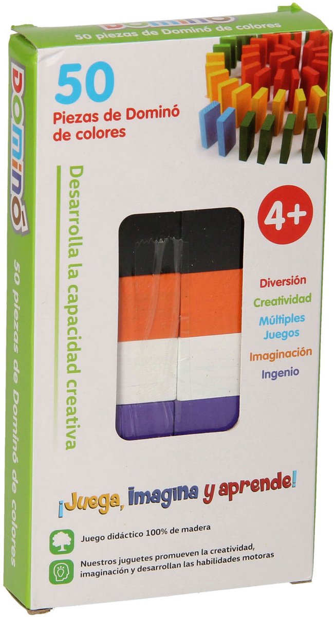 Houten Dominostenen, 50st.