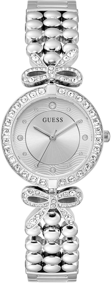 Guess Ribbon GW0838L1 Horloge - Staal - Zilverkleurig - Ø 30 mm