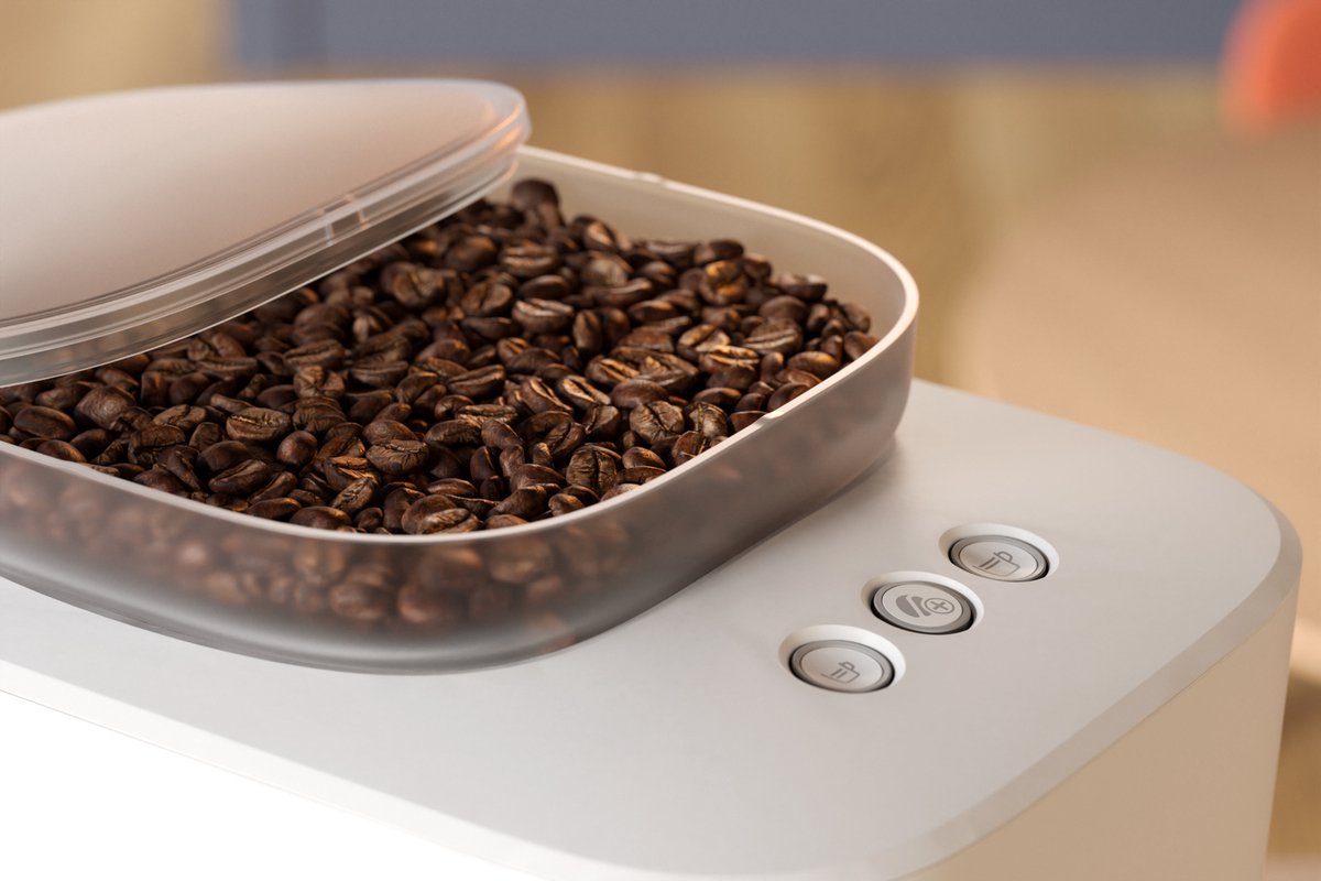 Philips Baristina BAR300/00 Espressomachine met Bonen - Wit - afbeelding 3