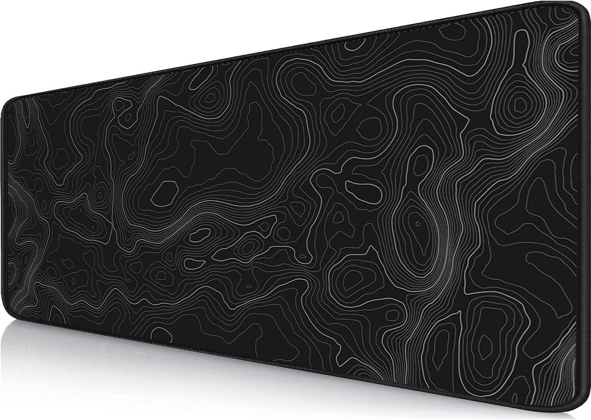 Grote gaming muismat - artistiek & antislip - 1 stuk - neopreen - 800 x 300 mm