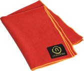 Natural fitness Yoga mat handdoek rood/geel