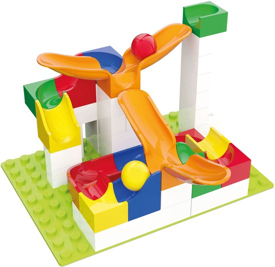 Hubelino Knikkerbaan Uitbreidingsset Swing, 46dlg.