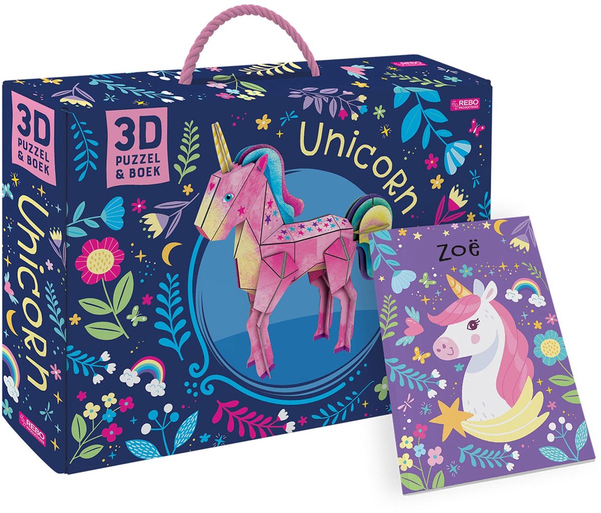 Sassi 3D Puzzel + Boekje Unicorn