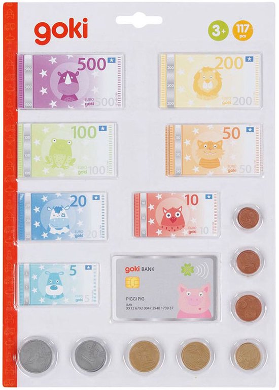 Goki Spielgeld 51853 für Kaufladen