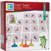 BS Toys Kinderspel Crocs’ Socks! - 52-delig Spel - Speelgoed 4 Jaar - Cadeau kind - Memory spelletjes - Actiespel