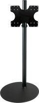 Cavus Sphere L 120 cm Design Tv Vloerstandaard - Trendy zwart staal - Tv meubel geschikt voor 32-65 inch tot 30 kg - VESA 400x300 400x200 300x300 300x200