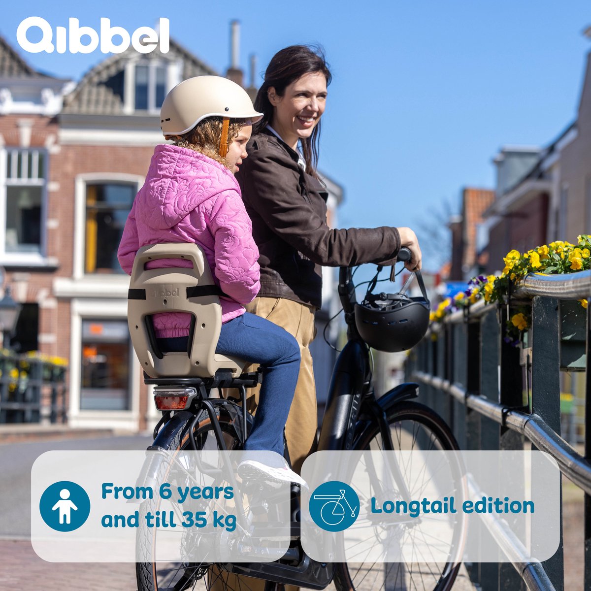 Qibbel Junior - Veilig Achterfietsstoeltje thumbnail 2