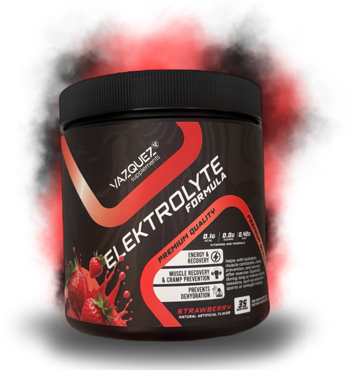Goedkoopste Electrolyten - Aardbei Candy - Vochtbalans - Zweten - Electrolyten Poeder - Hydratatie & Herstel - Voor Sporters, Sauna, Keto & Fasting - Met Natrium, Kalium & Magnesium
