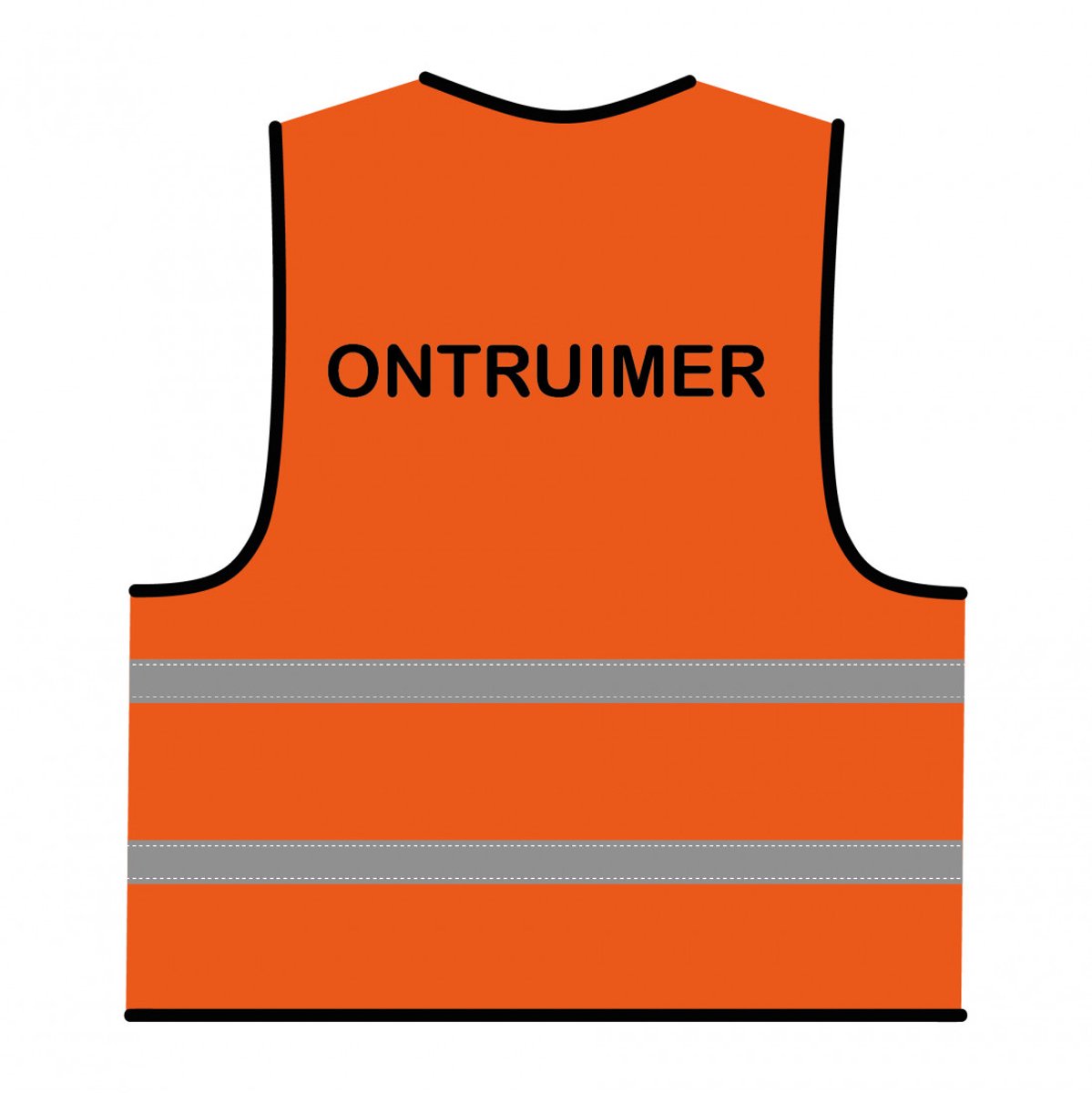 Ontruimer hesje oranje