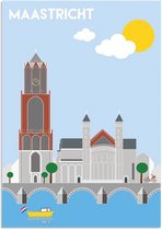 DesignClaud Maastricht - Oude brug - Sint Janskerk - Interieur poster B2 poster (50x70cm)